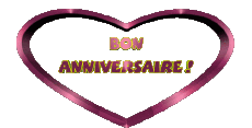 Messages French Bon Anniversaire Coeur 002 