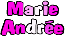 Prénoms FEMININ - France M Composé Marie Andrée 