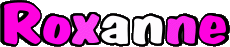 Nombre FEMENINO - Francia R Roxanne 