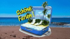 Nachrichten Deutsche Schöne Ferien Animierter Hintergrund 003 