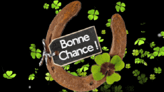 Messages French Bonne Chance Animated Background 001 