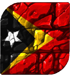 Flags Asia East Timor Square 