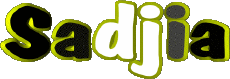 Nombre FEMENINO - Magreb Musulmán S Sadjia 