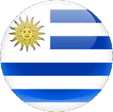 Fahnen Amerika Uruguay Runde 