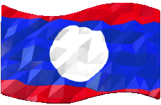 Flags Asia Laos Rectangle 