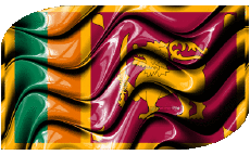 Drapeaux Asie Sri Lanka Rectangle 