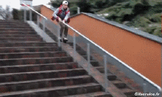 Humor -  Fun Sport Rollschuh Gamelle Fail 