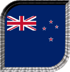 Bandiere Oceania Nuova Zelanda Quadrato 