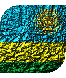 Fahnen Afrika Ruanda Platz 