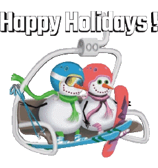 Messages English Happy Holidays Winter Serie 03 