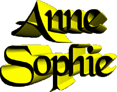 Nome FEMMINILE - Francia A Composto Anne Sophie 