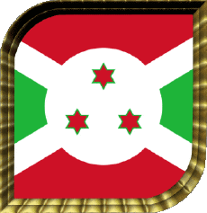 Drapeaux Afrique Burundi Carré 