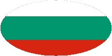 Drapeaux Europe Bulgarie Ovale 