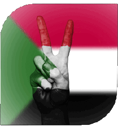 Fahnen Afrika Sudan Platz 