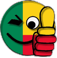 Flags Africa Benin Smiley - OK 
