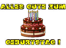Nachrichten Deutsche Alles Gute zum Geburtstag Kuchen 001 