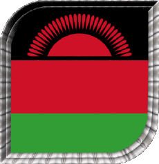 Bandiere Africa Malawi Quadrato 