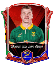Sportivo Rugby - Giocatori Sud Africa Squadra 2025 Morne van den Berg 