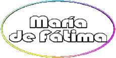 First Names FEMININE - Spain M Composed María de Fátima 