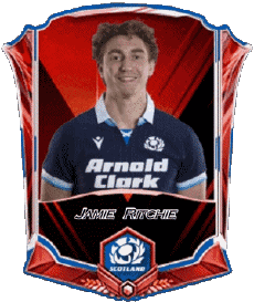 Sportivo Rugby - Giocatori Scozia Squadra 2025 Jamie Ritchie 