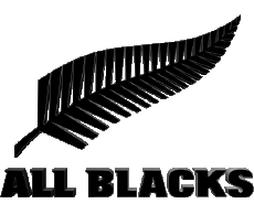 All Blaks Logo-Sports Rugby Equipes Nationales - Ligues - Fédération Océanie Nouvelle Zélande All Blaks Logo