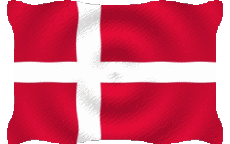 Flags Europe Denmark Waving 
