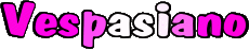 Nombre MASCULINO - Italia V Vespasiano 