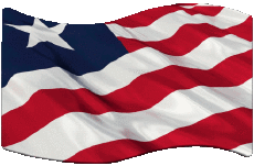 Flags Africa Liberia Rectangle 