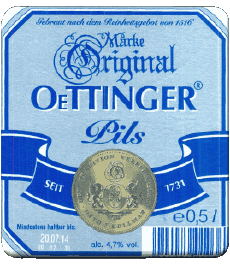 Bebidas Cervezas Alemania Oettinger 