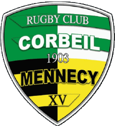 Sports Rugby Club France Logo Dept 91 Corbeil Mennecy RC XV 