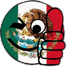 Bandiere America Messico Faccina - OK 