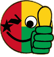 Bandiere Africa Guinea Bissau Faccina - OK 