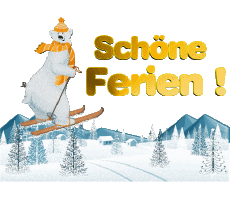 Messages Allemand Schöne Ferien Winter Serie 06 