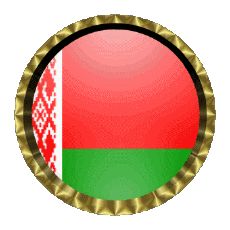 Fahnen Europa Weißrussland Rund - Ringe 