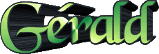 First Names MASCULINE - France G Gérald 