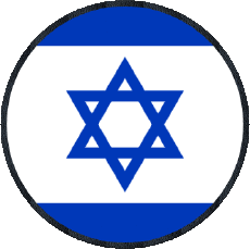 Fahnen Asien Israel Runde 