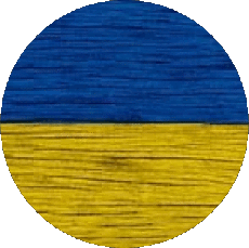 Fahnen Europa Ukraine Runde 