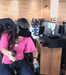 Humor - Fun GENTE Casco de realidad virtual Serie 01 