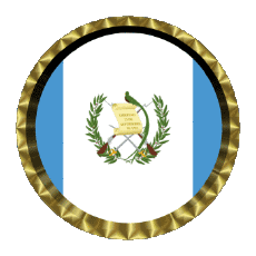 Fahnen Amerika Guatemala Rund - Ringe 