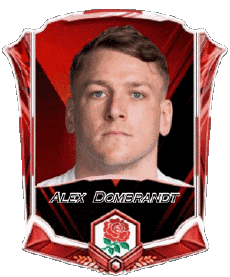 Sportivo Rugby - Giocatori Inghilterra Squadra 2025 Alex Dombrandt 
