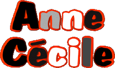 Nombre FEMENINO - Francia A Compuesto Anne Cécile 