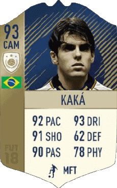 Multi Media Video Games F I F A - Card Players Brazil Ricardo Kaka 