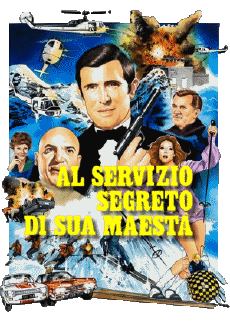 Multi Média Cinéma International James Bond 007 Au Service de sa Majesté Logo Italien 