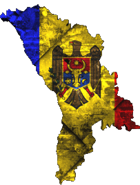 Drapeaux Europe Moldavie Carte 
