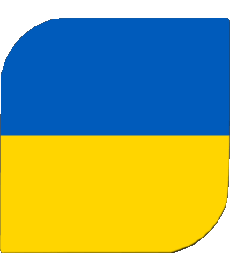 Bandiere Europa Ucraina Quadrato 
