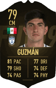 Vídeo Juegos F I F A - Jugadores  cartas México Víctor Guzmán 