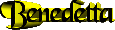 Prénoms FEMININ - Italie B Benedetta 
