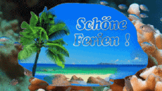 Messages German Schöne Ferien Animated Background 006 