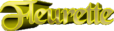 Prénoms FEMININ - France F Fleurette 