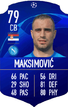 Multi Média Jeux Vidéo F I F A - Joueurs Cartes Serbie Nikola Maksimovic 